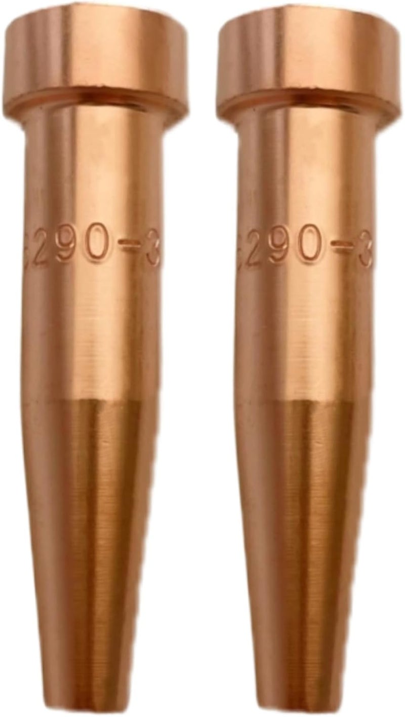 ALLZSMOOTHLY 6290-3 Acetylene Cutting Tips/Cutting Torch Tips,Harris Style,Pack of 2 - Image 1